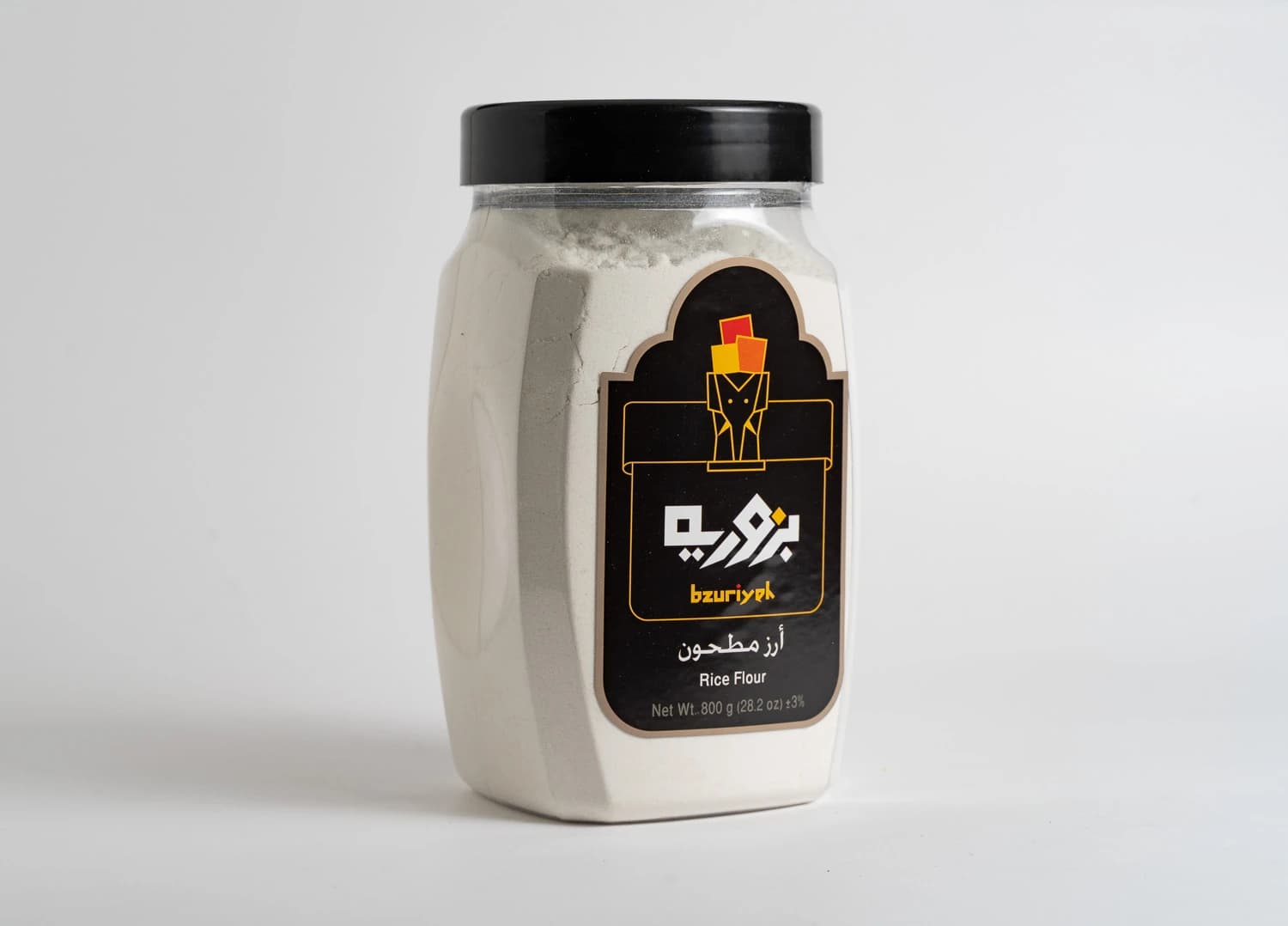 Natural dried rice powder